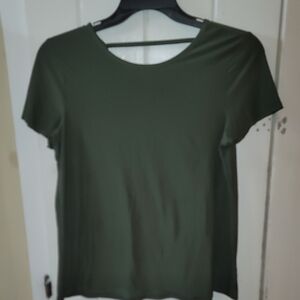 Wonder Nation Fitted Green Short Sleeve T-Shirt